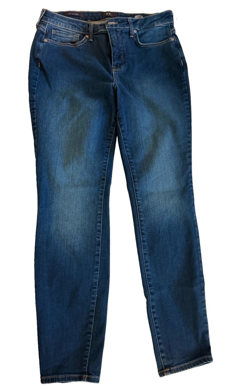 NYDJ Ami Skinny Jeans Womens Lift Tuck Technology Stretch Blue Denim